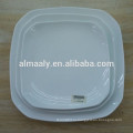 горячий-продажа чистый белый керамическая посуда Китай 7.5 8 рис блюдо керамическая тарелка с фруктами